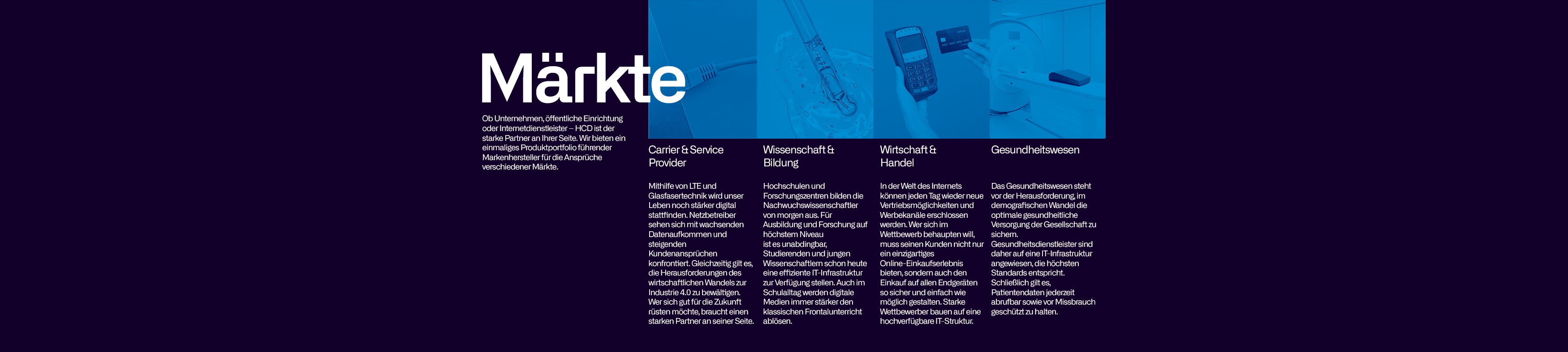 Banner Märkte