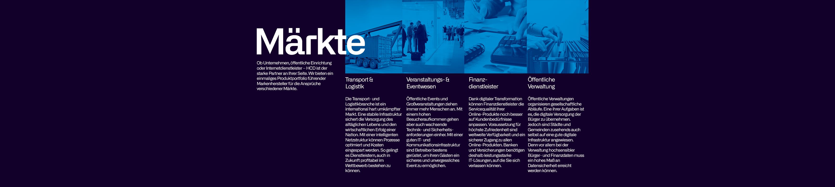 Banner Märkte