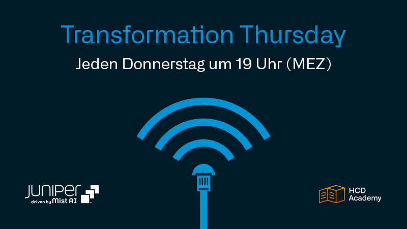 Banner Transformation Thursday, Jeden Donnerstag um 19 Uhr