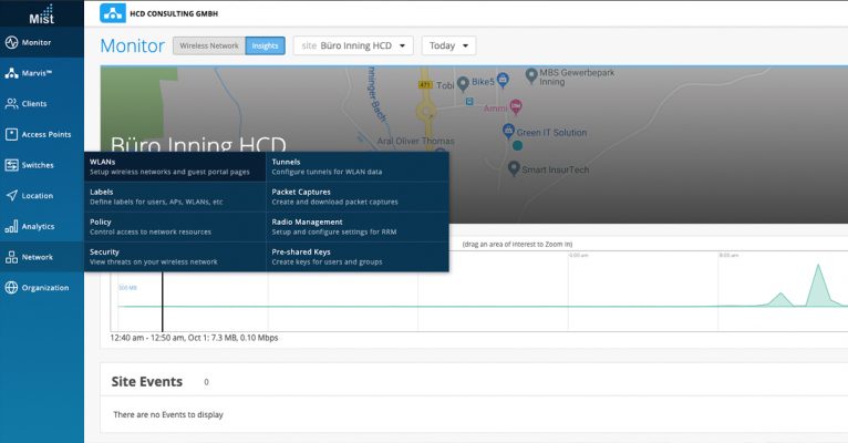 Die WLAN Konfiguration mit Juniper Mist